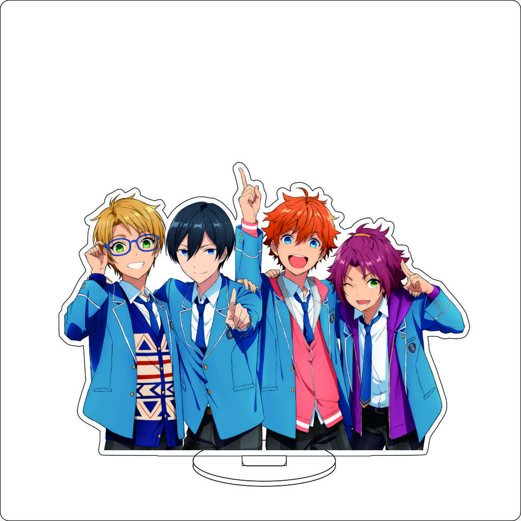 16CM Anime Ensemble Stars Acrylic Stand Ornaments Hidaka Hokuto Tenshouin Eichi Hibiki Wataru Figure Stand Halloween Gifts