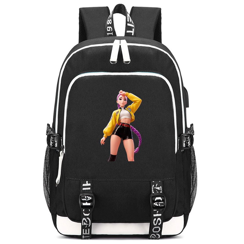 Anime K-Pop Demon Hunters Printed Large Capacity Backpack for Teenger Student Girl Boy Schoolbag Bookbag Kid Gift Women Waterproof Travel Bag