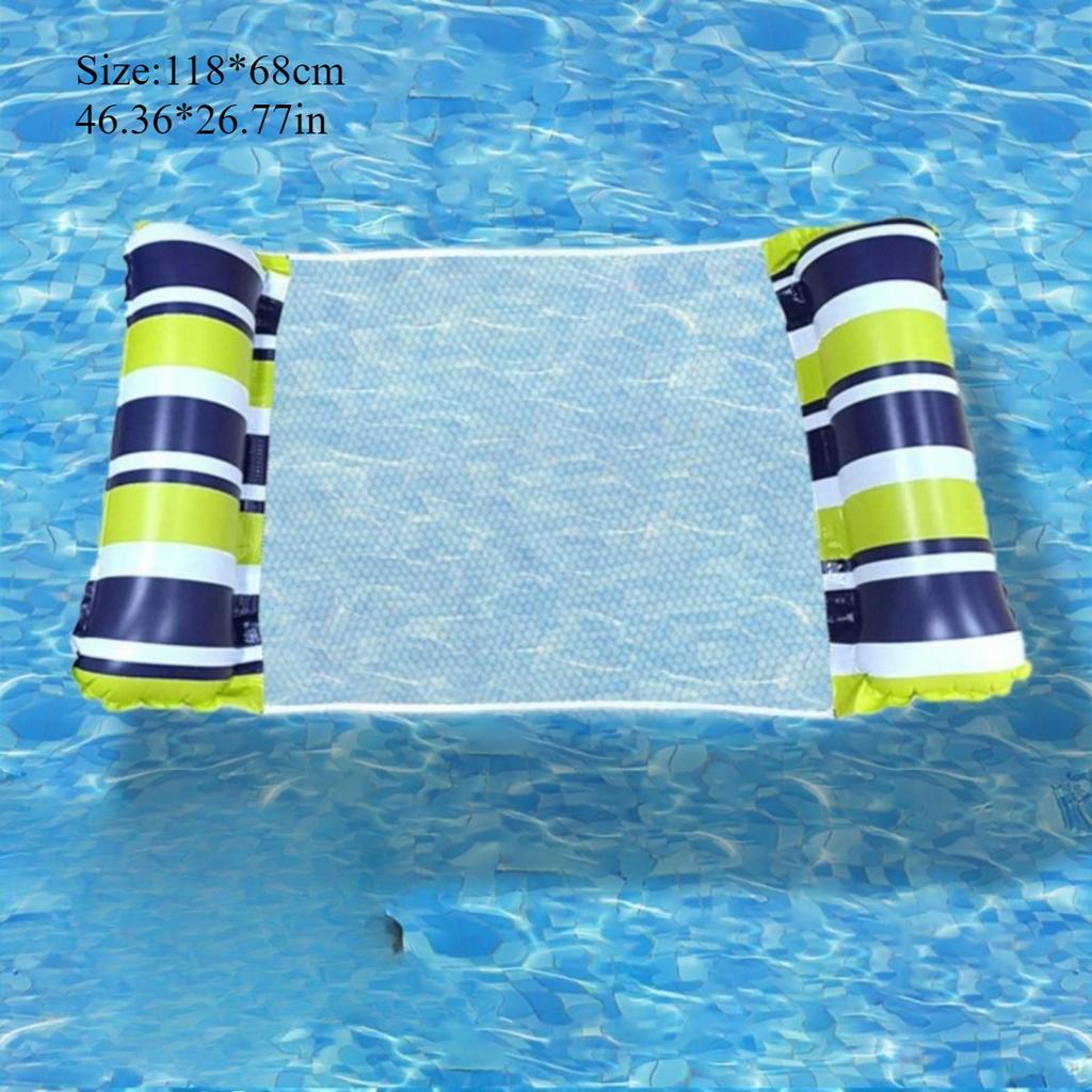 Versatile Inflatable Pool Foldable Water Hammock Lounger for Adults, Ideal for Swimming Pool, Beach, Water Activities