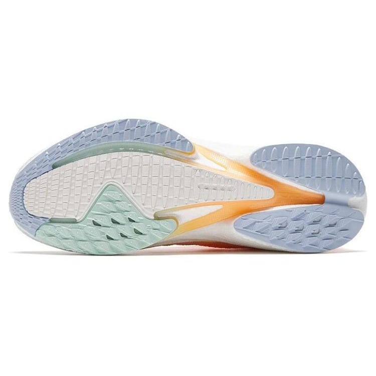 Anta MACH 3.0 Comfortable Slip Resistant Abrasion Resistant Low top Running Shoes Women's White Orange 122335583-3