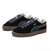 New PUMA Suede Bz Emb 'Black Navy Marzipan Light Blue' 399021-01