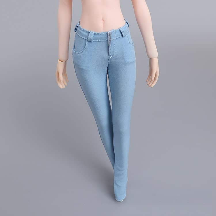 

[TOYBARJAPAN] Аксессуары для фигурок масштаба 1/6 cdtoys cd026 Светло-голубая Красивая Женщина Джинсы (Тело и голова не включены.)