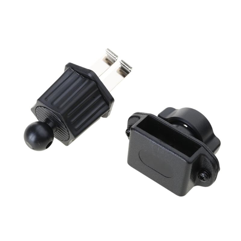 Convenient Belt Clip Car Holder Secure Mounts for Walkie Talkies On Air Vent Easy To Install 2 Way Radio Car Holder ABS