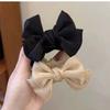 1pc Sweet Bow Ponytail Holder Hair Claw Clamp High Ponytail Fixed Hairpin Hair Claw Clip Women Hair Styling Accessories Headwear