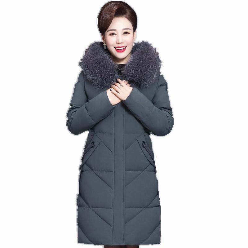 Women's Slim-Fit Mid-Length Cotton Padded Jacket