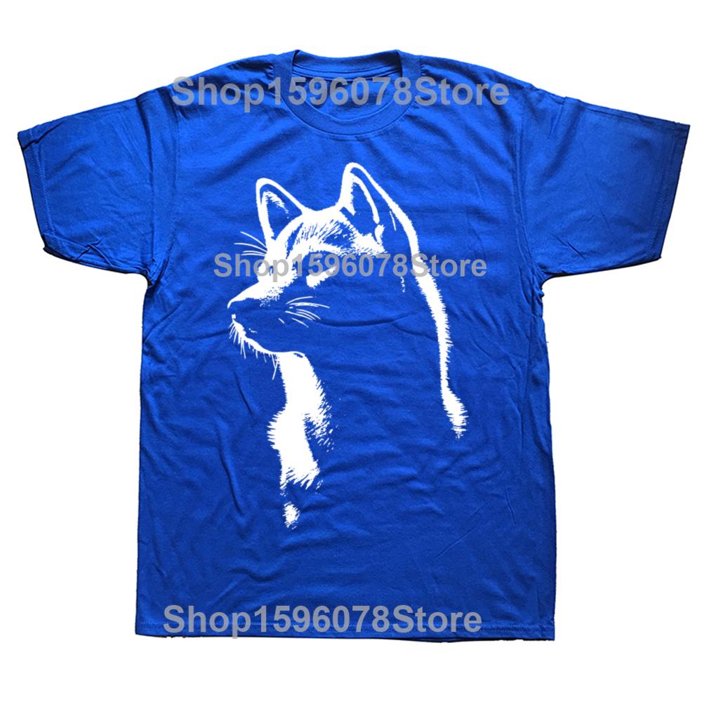 Funny Shiba Inu Face Art Design For Dog Owner Graphic T-shirts Men Fashion Casual Tshirt 100% Cotton Loose Oversized T Shirt