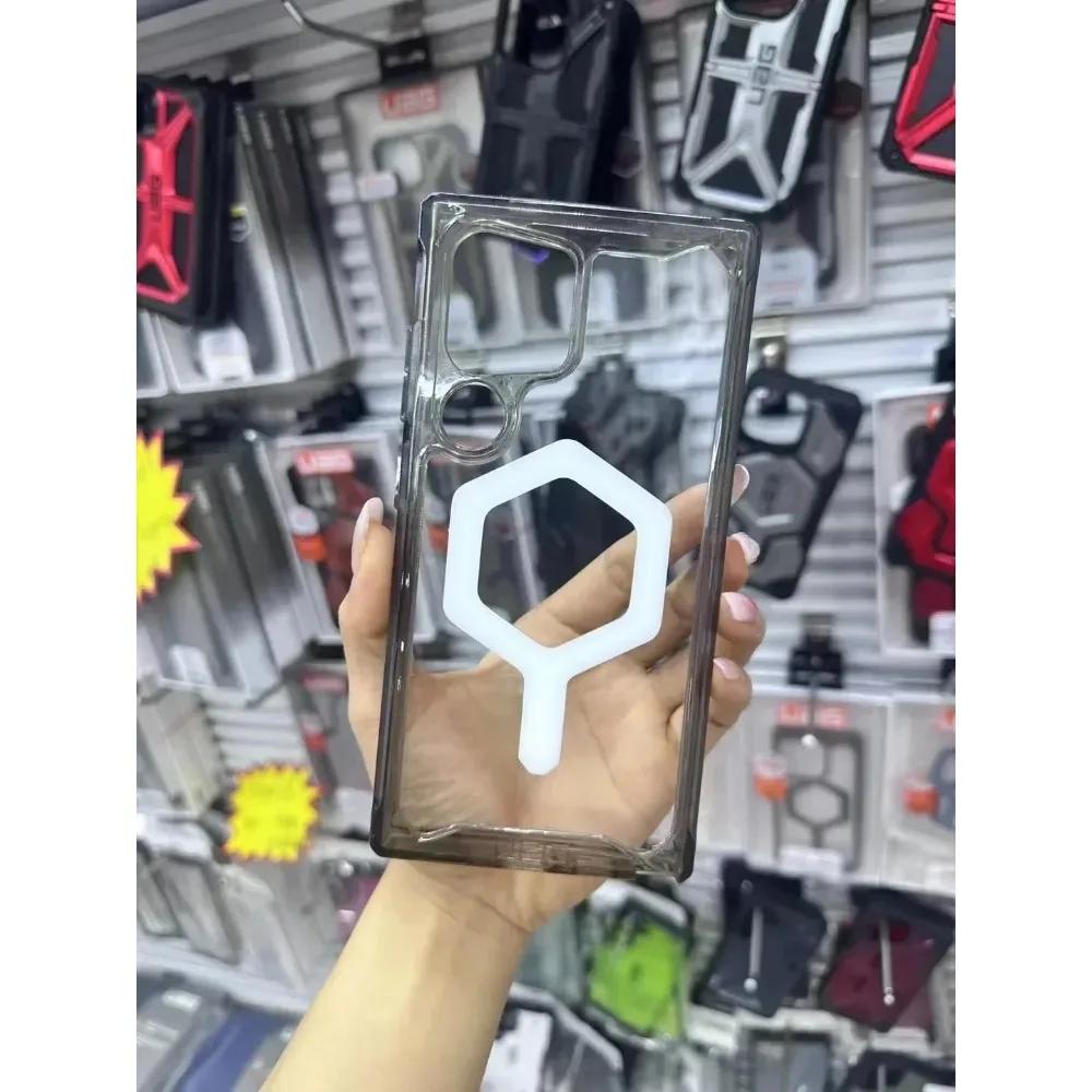 Scratch-Resistant Tough Rugged Case UA for Samsung Galaxy S25 Ultra Plus 5G Magnetic Military-Grade Protection Transparent Cover