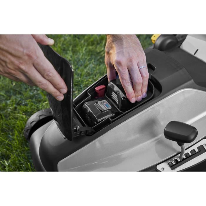 Tondeuse à batterie - alpina al1 3820 li kit - 38 cm - 2 batteries 20v 4ah inclus - jusqu'à 350 m²