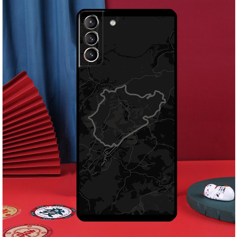 Motor Sport Nurburgring F1 Car Cover For Samsung Galaxy S20 FE S21 S22 S23 Ultra S8 S9 S10 Plus Note 10 20 Ultra Phone Case