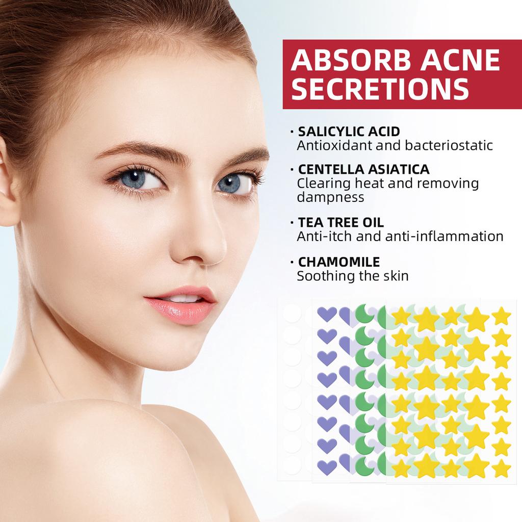 Youth Acne Patch Acne Portable Fade Spots Acne Clean Closed