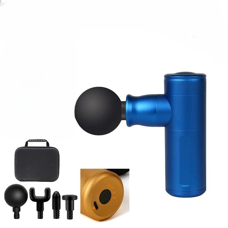 Mini Fascial Gun Damski inteligentny elektryczny cichy aluminiowy stop profesjonalny relaksujący masażer dolnej części pleców