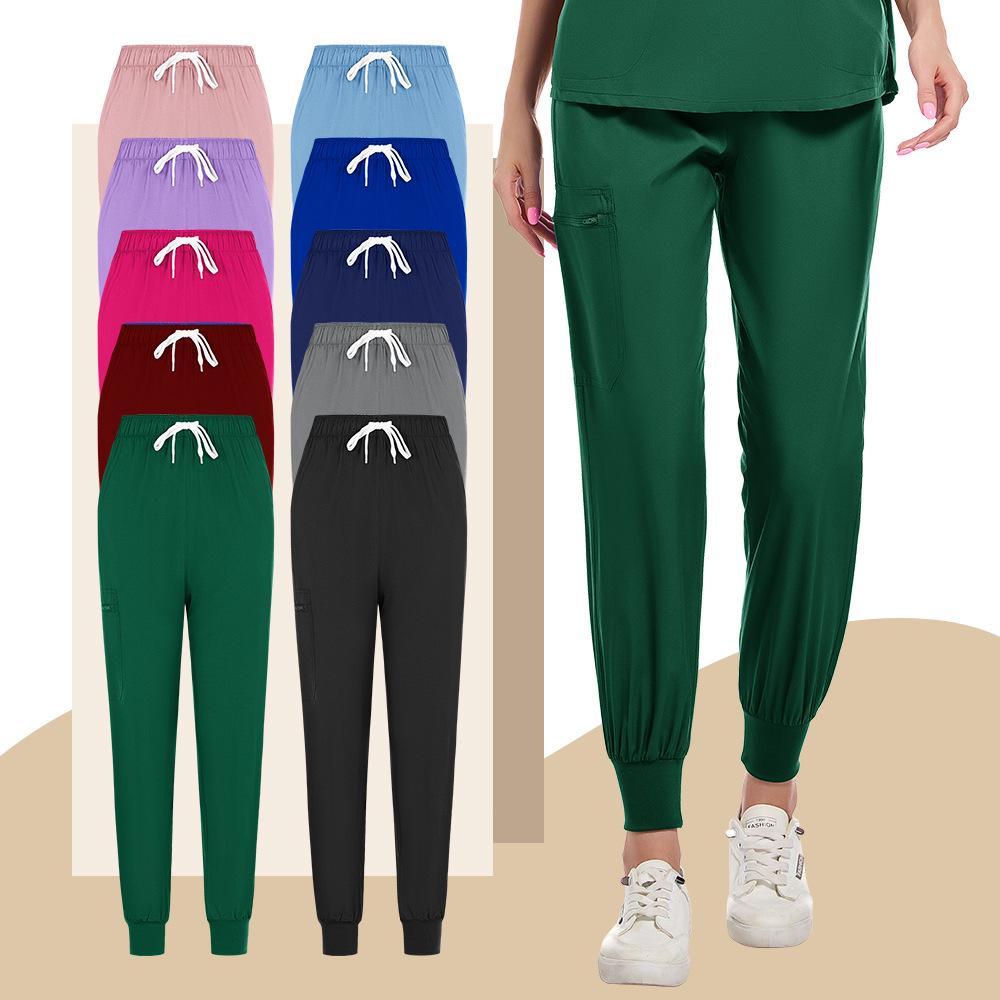 Women's V-Neck Scrub Suit - Cross-Border Nurse & Doctor Workwear Fashion