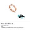 TIFFANY & CO. 18K Rose Gold Rings Women's GRP08841