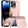 Für iPhone 16 SE 16 Pro Max 15 14 Plus 13 12 Pro Max Brieftaschenhülle mit verstecktem Kartenfachhalter Robuste schützende Handyhülle