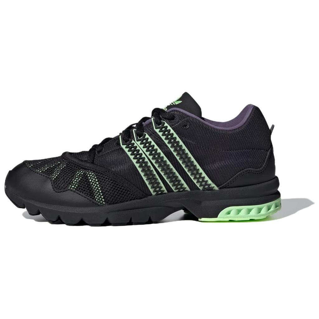 Adidas Originals Adistar Comp Fabric Comfortable Versatile Shock Absorbing Durable Low Top Lifestyle Casual Shoes Women Sneaker Black Green IG6026