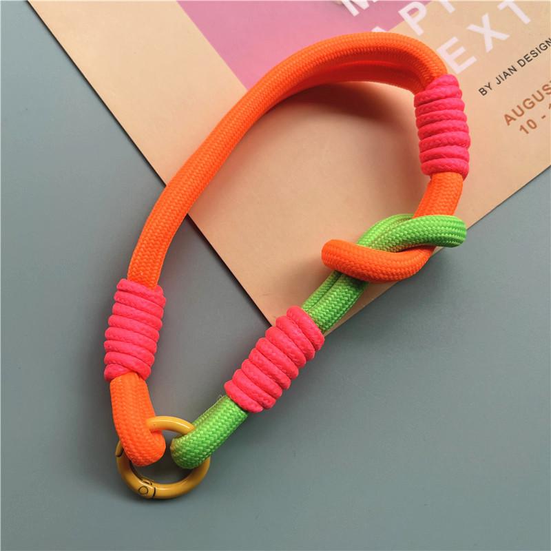 Keyring Colorful Keychain Short Key Chain Premium Keychain for Bags Charm Key Tags Mobile Phone Case Lanyard Mother's Day Gift