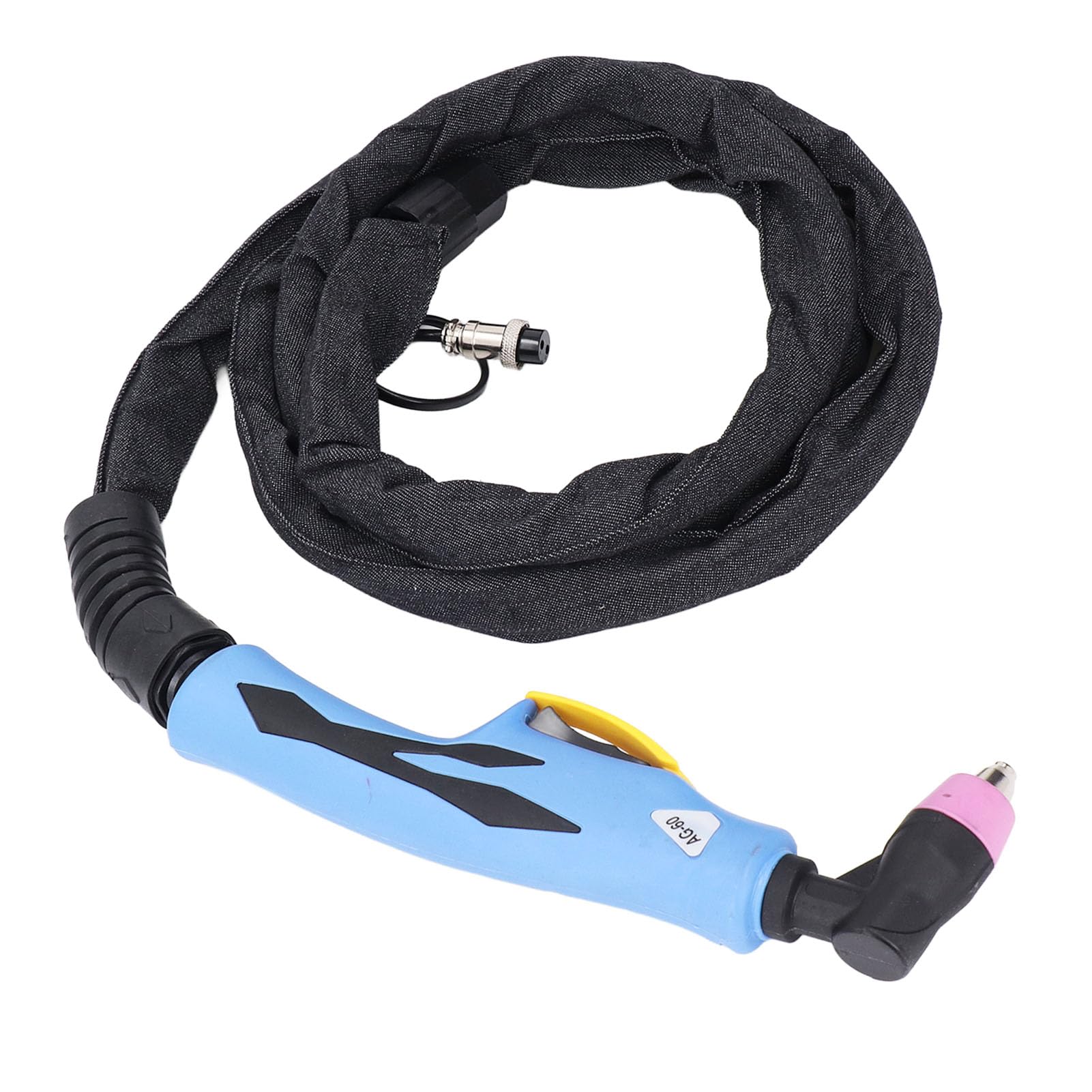 

UAG60A Plasma Cutting Torch, 2.5m Cable, Pilot Arc Non-Touch Plasma Cutting Gun, Replacement Torch for Welding, Cutter Accessories