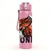 1PC Stacked Cash Money Graphic 750ml Color Plastic Water Bottle Leakproof Flip Straw Lid For Sports Office Home Use