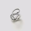 Hustad 238 Leaf Earcuff_ 925 Silver Lip Earcuff