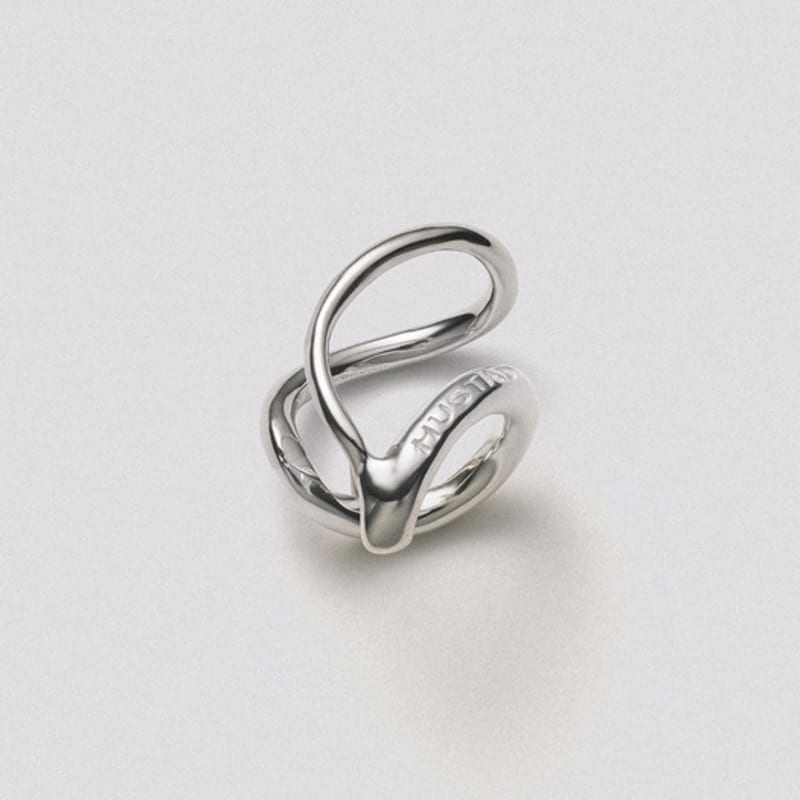 Hustad 238 Leaf Earcuff_ 925 Silver Lip Earcuff