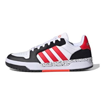 Neo Entrap Abrasion Resistant Low Top Skateboard Shoes Unisex White Red Sneakers JP9962