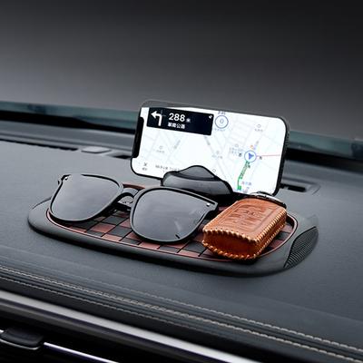 Anti Slip Mat for Car Dashboard with Temporary Parking Number, Universal Rotatable Vehicle Mounted Anti Slip Mat Phone Holder