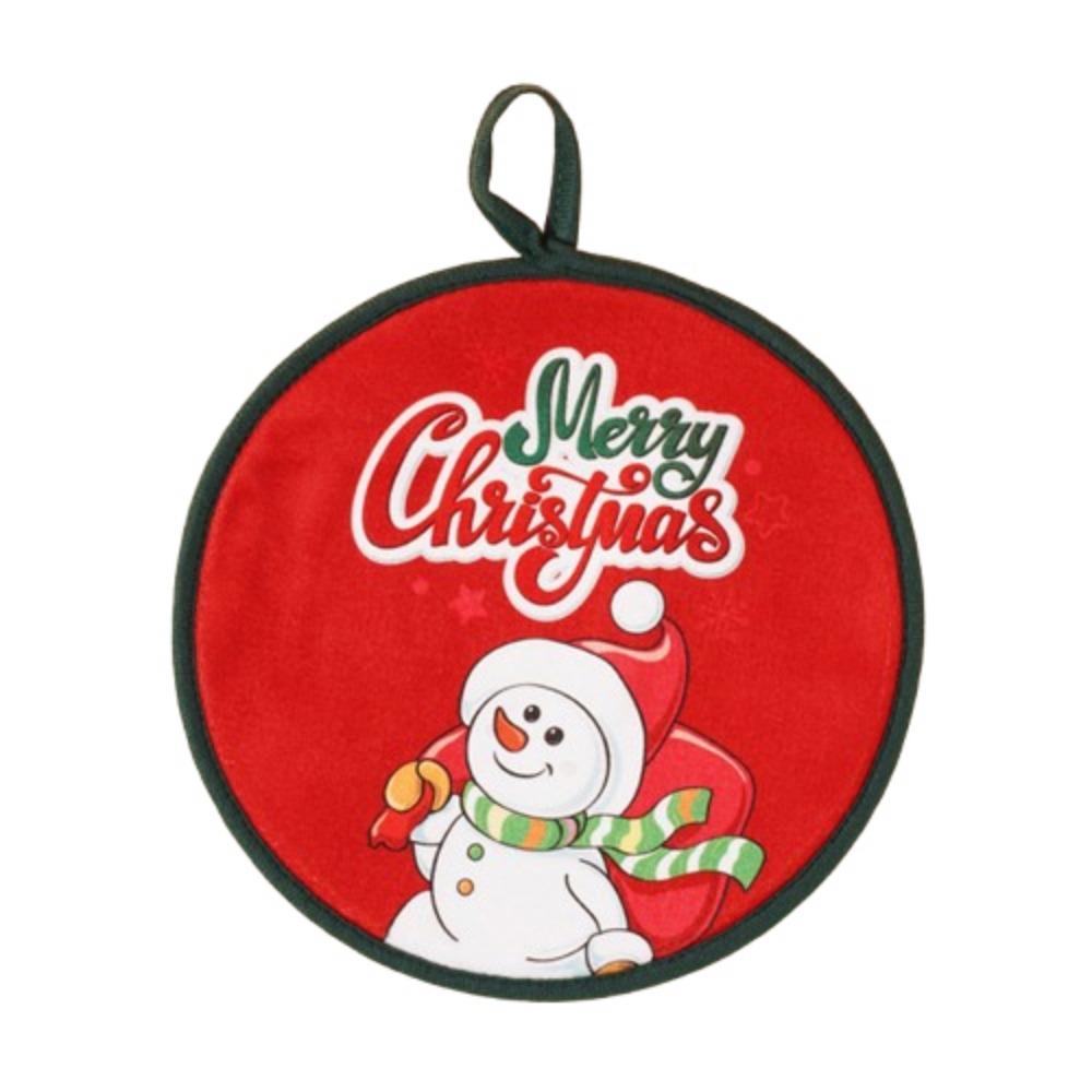 

Thick Coral Fleece Christmas Hand Towel Creative Kitchen Cleaning Rag Kitchen Supplies Style 1