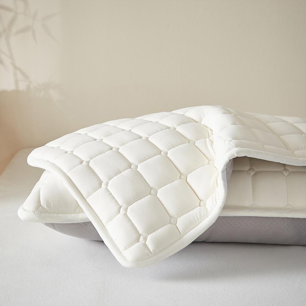 74*48cm Pillow Cover Head oil Anti Mite Pillow Case Protector Cotton Sweatproof Pillow Core Protection for Bedroom Decoration