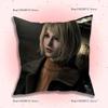 Game R-Resident Evils Characters Pillow Case Anti-dustmite Pillowcase Invisible zipper silky short plush Sofa cushion cover
