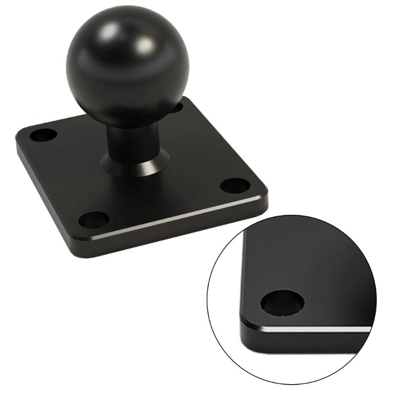 Motorcycle Action Camera Fixing Bracket Mount Base with 25mm Ball Head Adapter Mount Bracket Universal for Action Camera