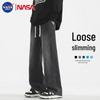NASA NOAH Men's American Retro Loose Straight-Leg Jeans