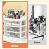 Make-up-Koffer, Schmuckbehälter, Make-up-Organizer, Schubladen, Kunststoff, Kosmetik-Aufbewahrungsbox, Make-up-Pinselhalter, Organizer