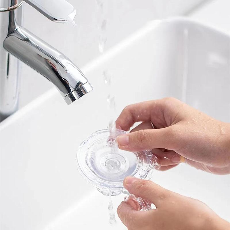 Suction Cup Hooks, Clear Reusable Heavy Duty Vacuum Suction Cup Hooks Glass Kitchen Bathroom Hooks for Towel