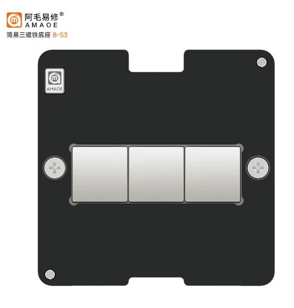 AMAOE MBGA-BGA153 BGA169 Zinnpflanzplattform Halterung EMMC EMCP UFS Speicher Flash-Chip 4-in-1 Löt-Schablone