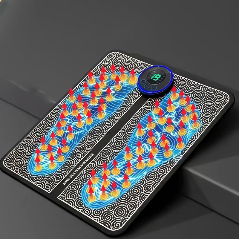 

Foot Massage Pad Electric Sole Massage Tool USB Charging Convenient Fast Suitable for Home and Travel Black