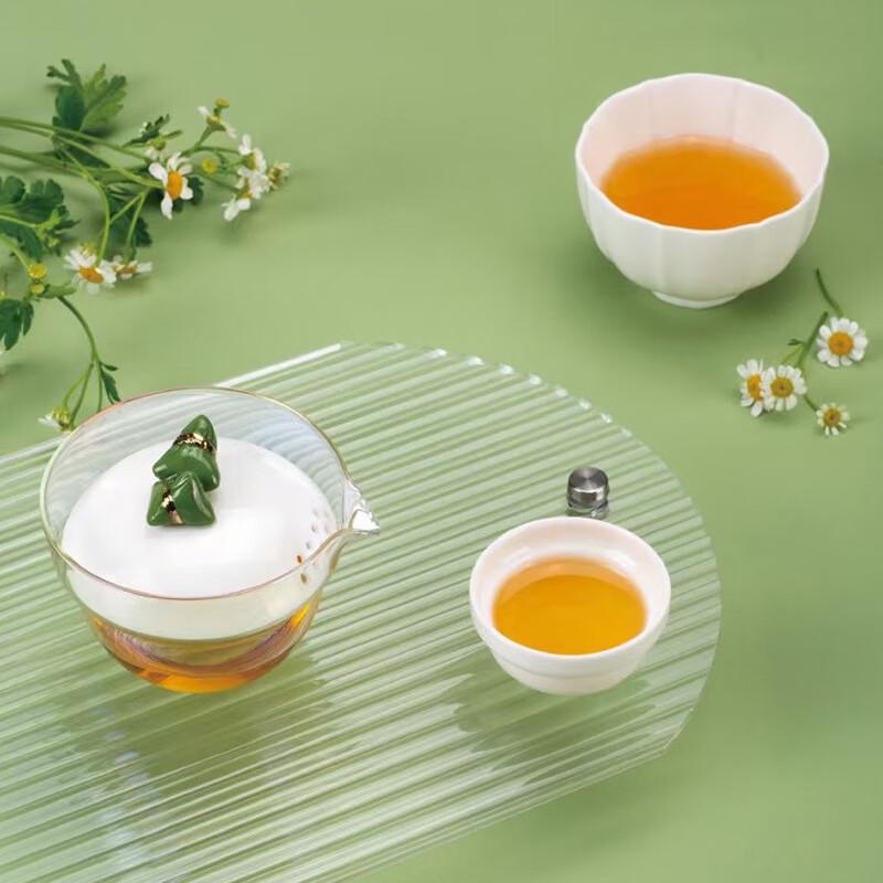 Jingxun Ceramic Travel Tea Set (1 Pot, 3 Cups)