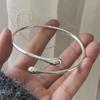 Xiaomi 100% Solid 925 Sterling Silver Metal Bracelet for Women Men Vintage Handmade Simple Narrow Bamboo Bracelets For Birthday Gift