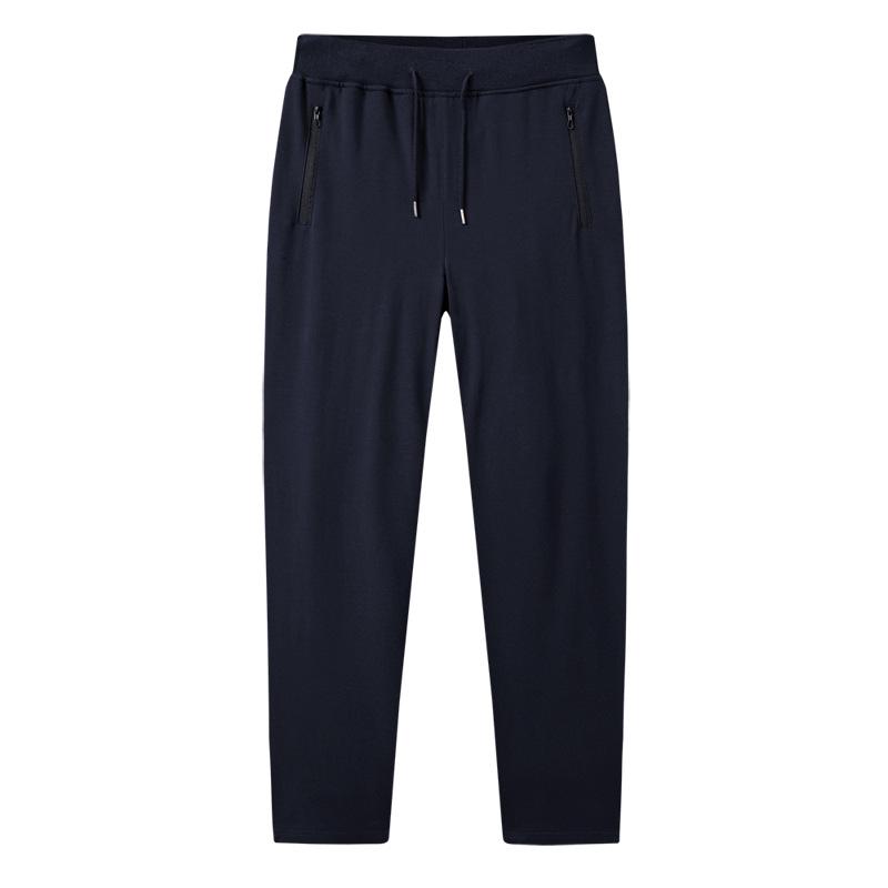 Men's Lightweight Cotton Athletic Cuffed Pants