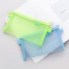 1 pz Semplice Astuccio a Rete con Cerniera Portatile Astuccio Astuccio per Penne per Conservazione di Cancelleria