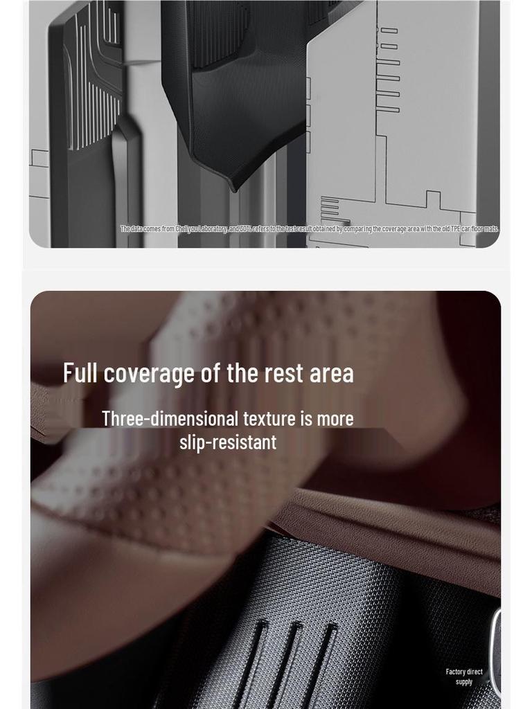 Peihui Full Coverage TPE Car Floor Mats for Buick Envision, Regal, LaCrosse, Excelle GT/e5, Verano, Velite 6