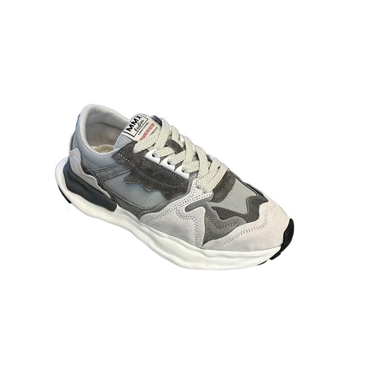 Zapatos de plataforma antideslizantes nuevos de otoño, calzado deportivo informal de cuero, zapatos de papá modernos bc