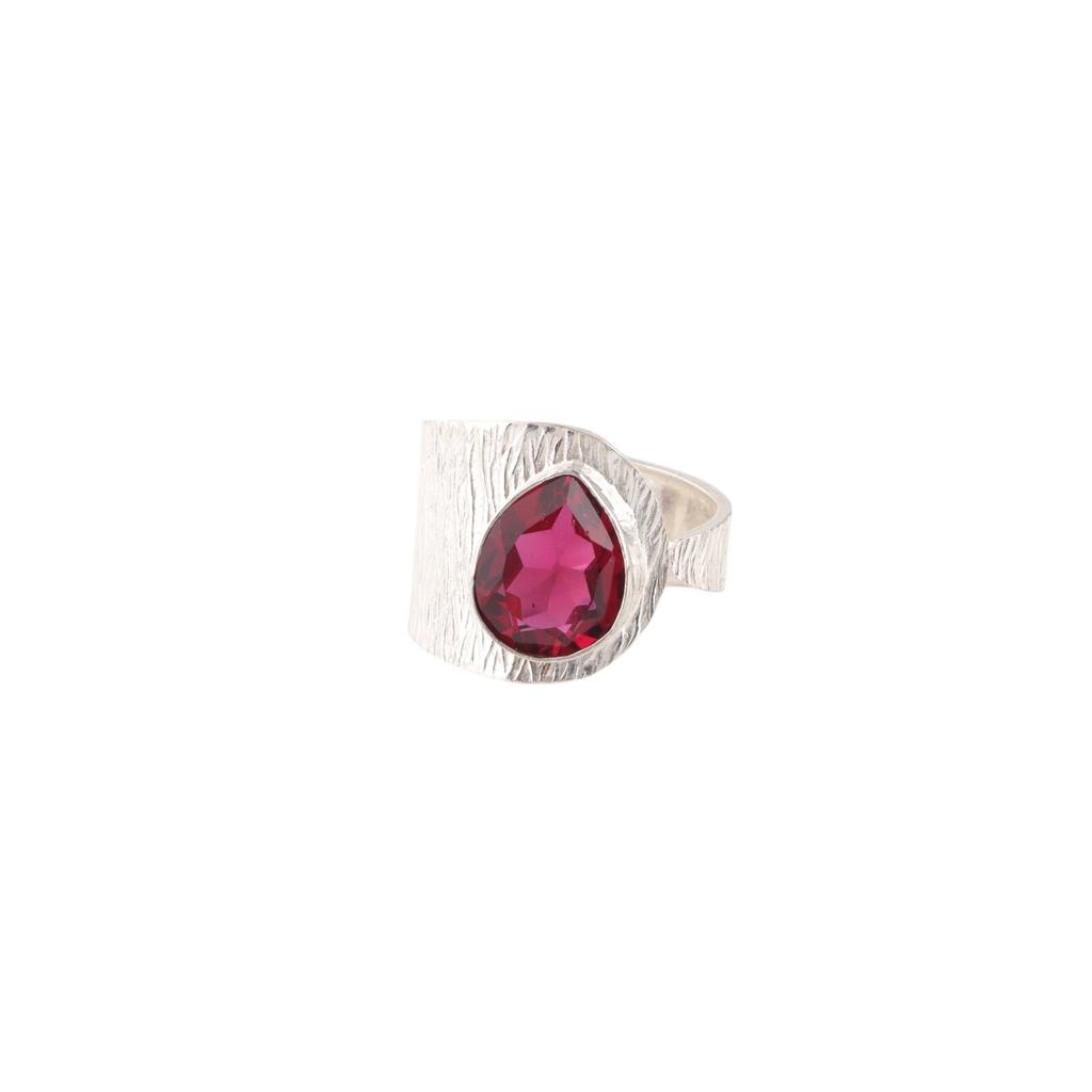 Pink Rubellite Gemstone 925 Sterling Silver Jewelry Handmade Designer Ring Gift RR-63-1
