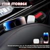 Upgrade Car Gap Filler Seat Crevice Storage Box A Pair Car Seat Gap Filler Seat Gap Organizer Box with Phone Charging Cable Hole