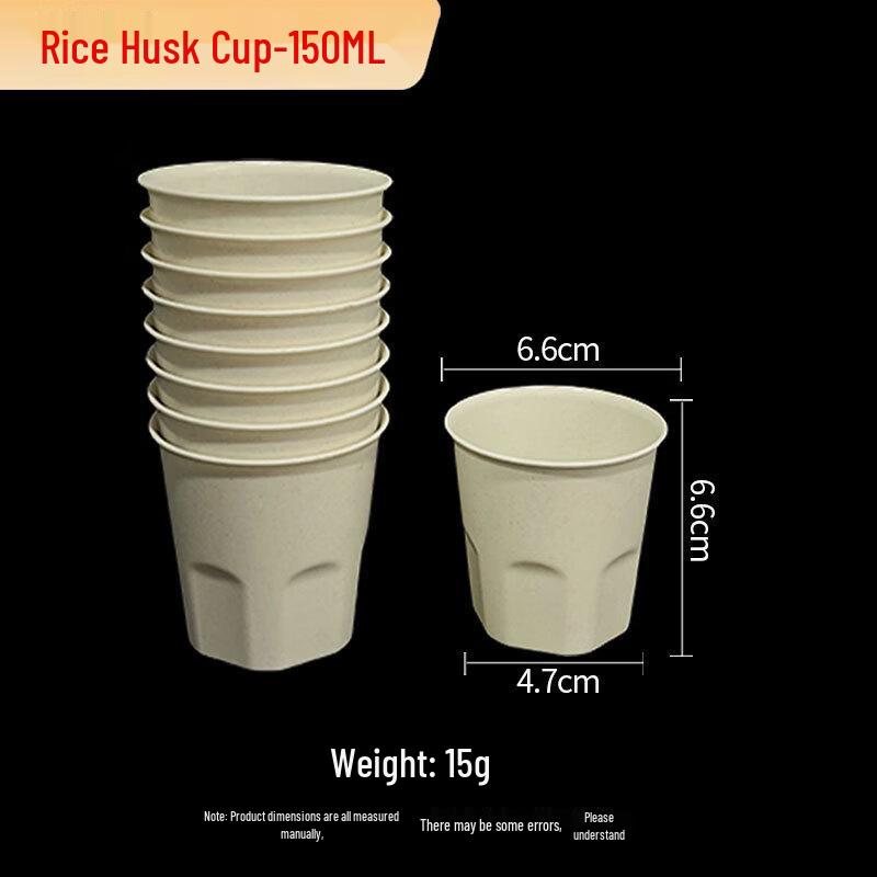Eco-Friendly Disposable Rice Husk Tableware