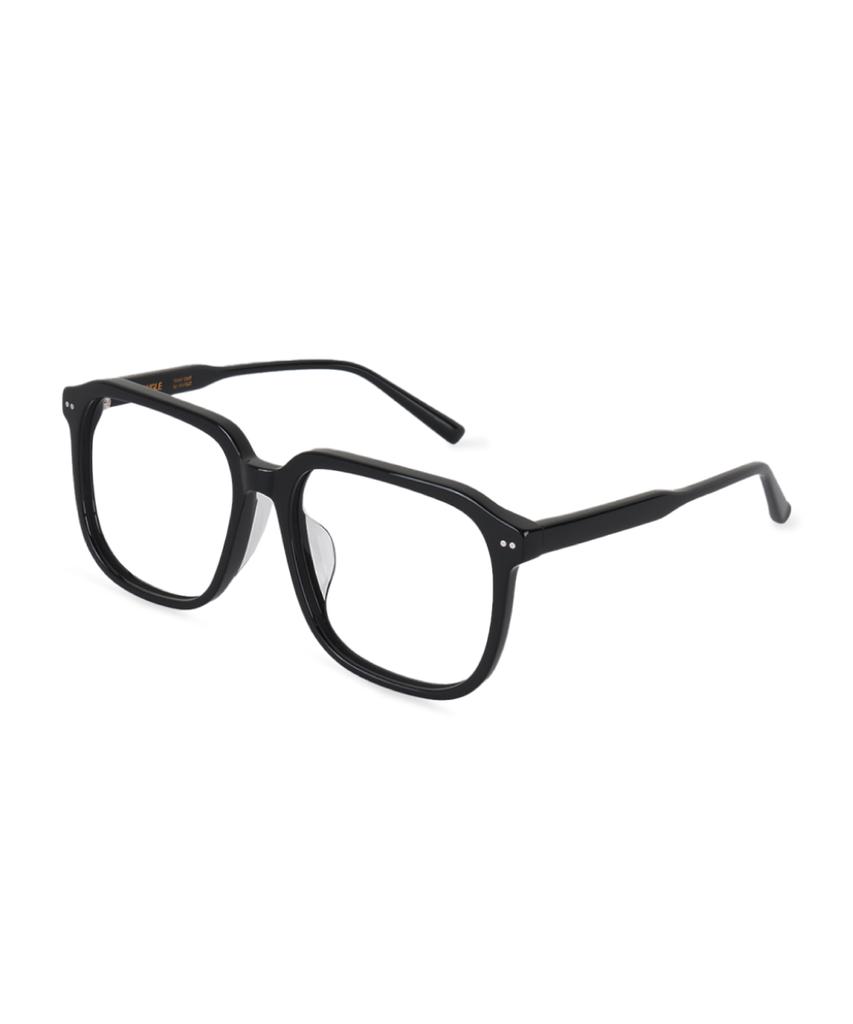 Hangeul Geek Chic Oversized Glasses Black