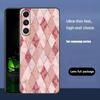 Marbled Pattern For Samsung Galaxy S25 S24 S23 Ultra S22 S21 Plus S20 Black Soft Silicone Protective Case