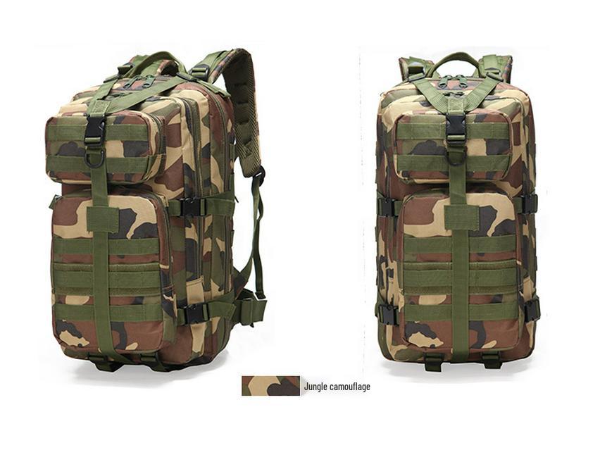Spot 3P Assault Tactical Backpack: Waterproof Camouflage for Outdoor, Military, and Mountaineering - 35L Medium Size.