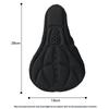 Bicycle Saddles Cover 3D Padded Wide Gel Foam Cushion For Mountain Exercise Road Bikes Soft Comfortable Seat Upgrade