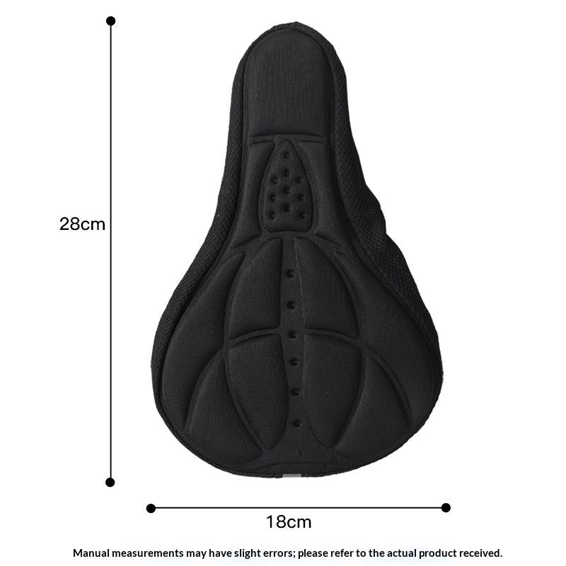 Bicycle Saddles Cover 3D Padded Wide Gel Foam Cushion For Mountain Exercise Road Bikes Soft Comfortable Seat Upgrade