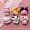 10 Pcs Kawai Bright Surface Cartoon Animal House Series Resin Flat Back Scrapbook Figurine Diy Bow Decor Accessories Crafts A17